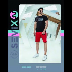 ست تیشرت و شلوارک sevix کد 3055